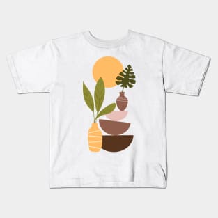 Tropical - boho art Kids T-Shirt